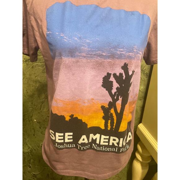 JOSHUA TREE NATIONAL PARK Purple New with tags rare hard find T-Shirt Size Sm - Picture 2 of 4
